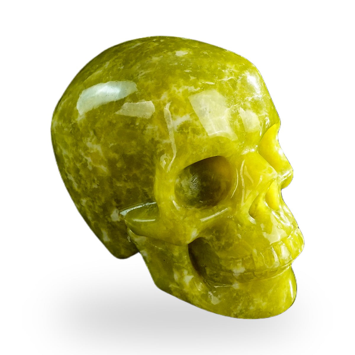 Serpentine crystal skull 3" SKH30XJ06 photo 3