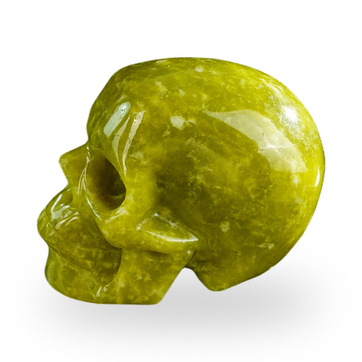 Serpentine crystal skull 3" SKH30XJ06 photo 6
