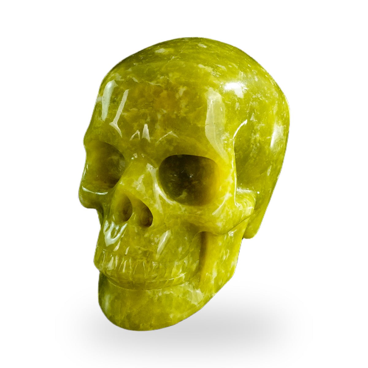 Serpentine crystal skull 3" SKH30XJ06 photo 8