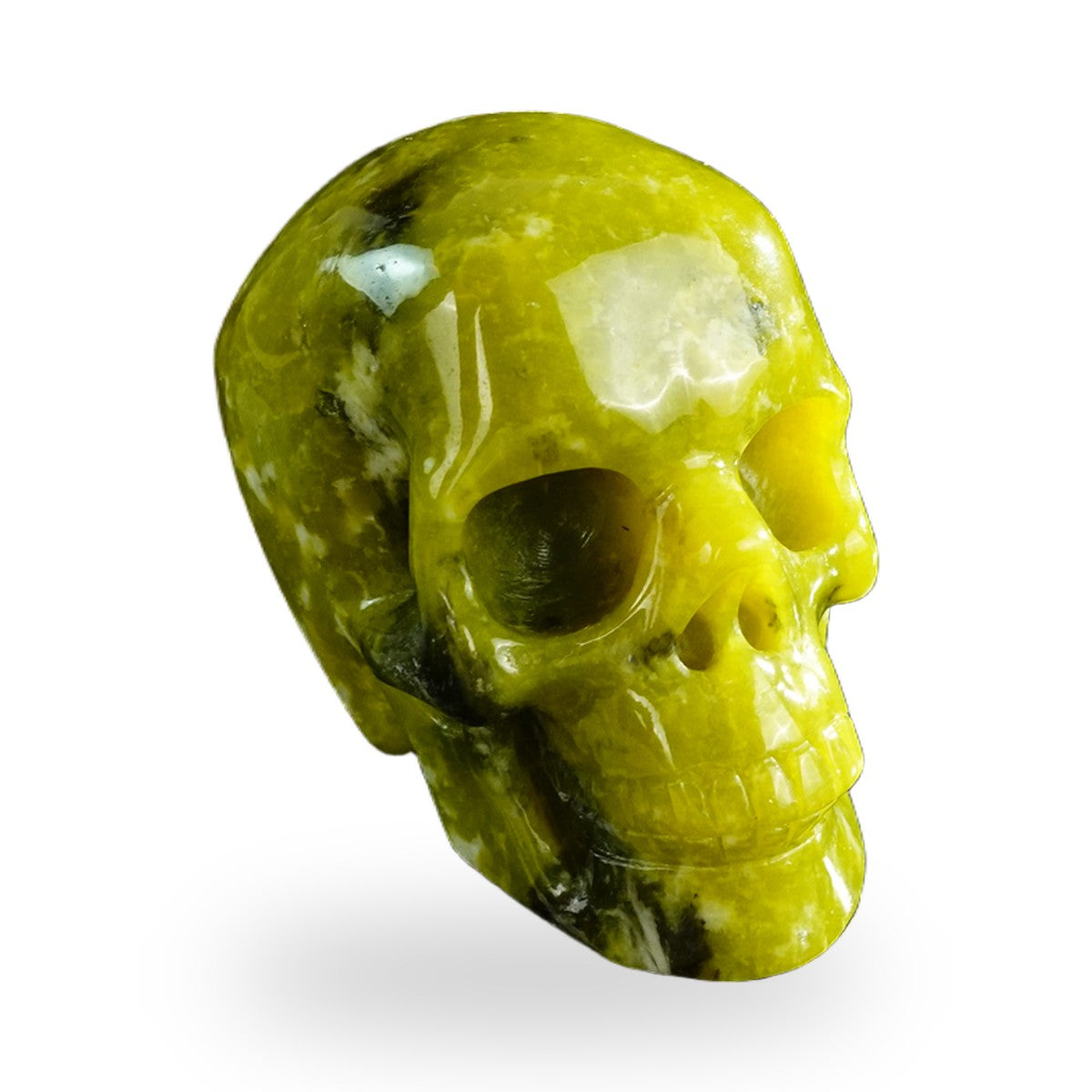 Serpentine crystal skull 3" SKH30XJ08 photo 2