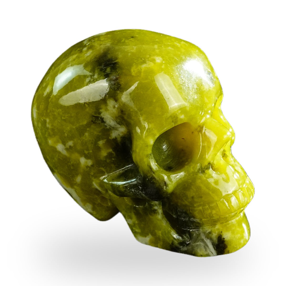 Serpentine crystal skull 3" SKH30XJ08 photo 3