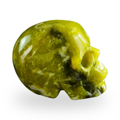 Serpentine crystal skull 3" SKH30XJ08 photo 4