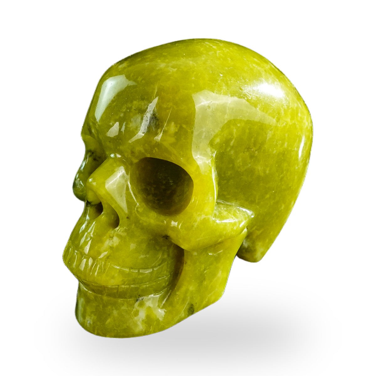 Serpentine crystal skull 3" SKH30XJ08 photo 7