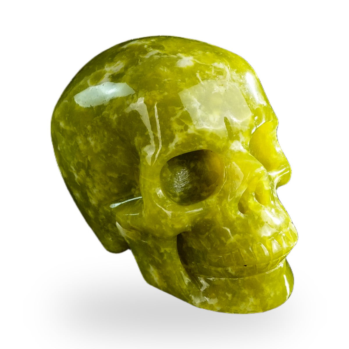 Serpentine crystal skull 3" SKH30XJ10 photo 3