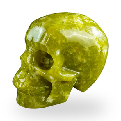 Serpentine crystal skull 3" SKH30XJ10 photo 7