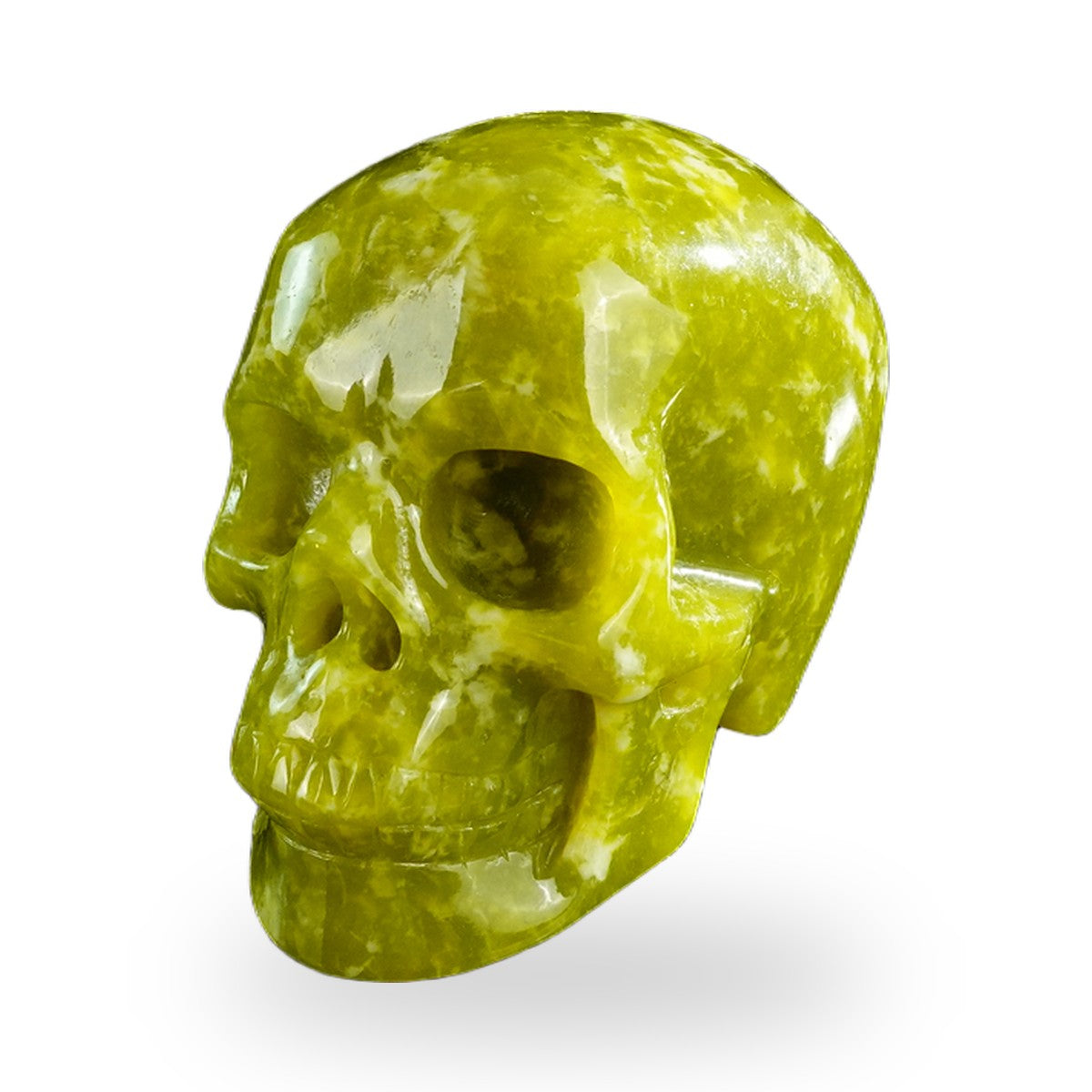 Serpentine crystal skull 3" SKH30XJ10 photo 8