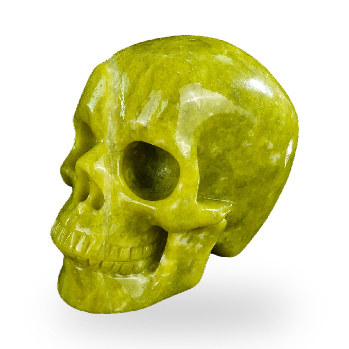 Serpentine crystal skull 4.5" SKH45XJ02 photo 6