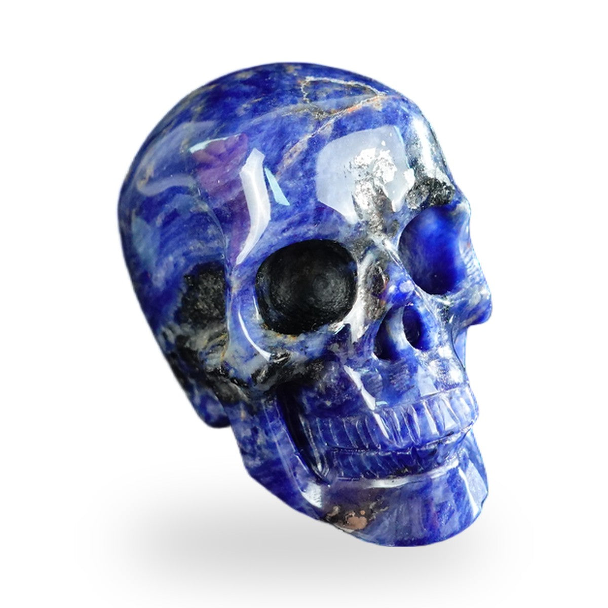 Sodalite crystal skull 2.2" SKH20SL02 photo 3