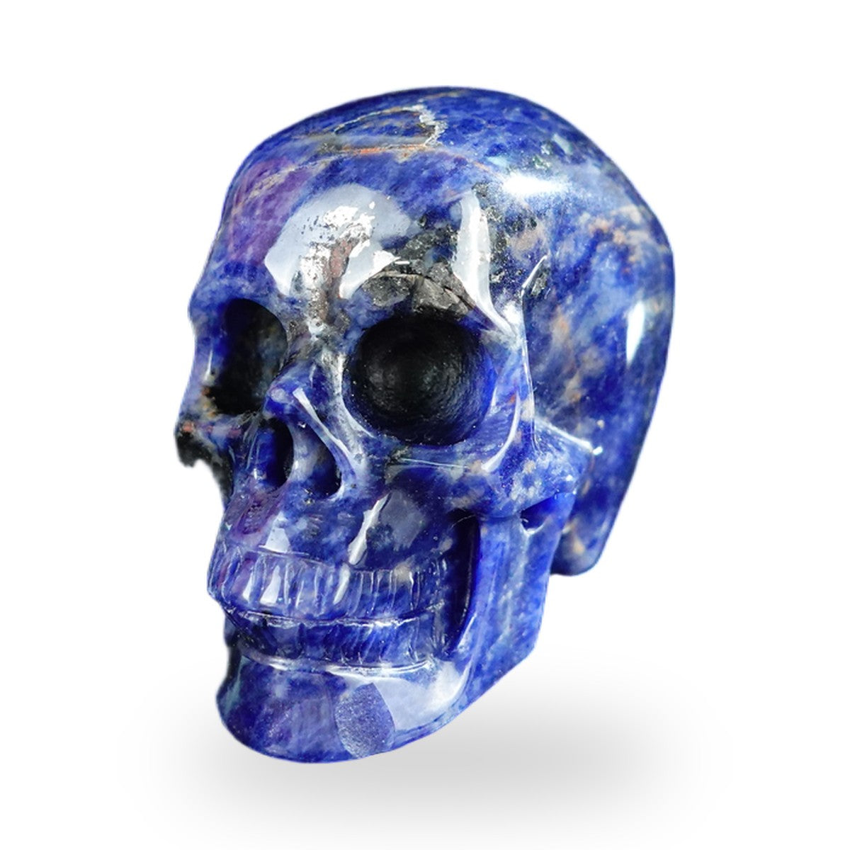 Sodalite crystal skull 2.2" SKH20SL02 photo 8