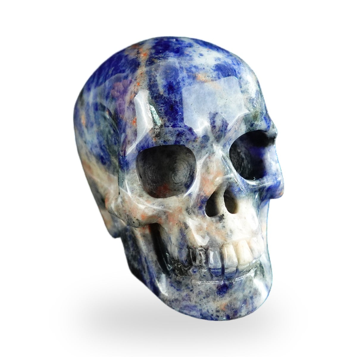 Sodalite crystal skull 2.2" SKH20SL03 photo 2