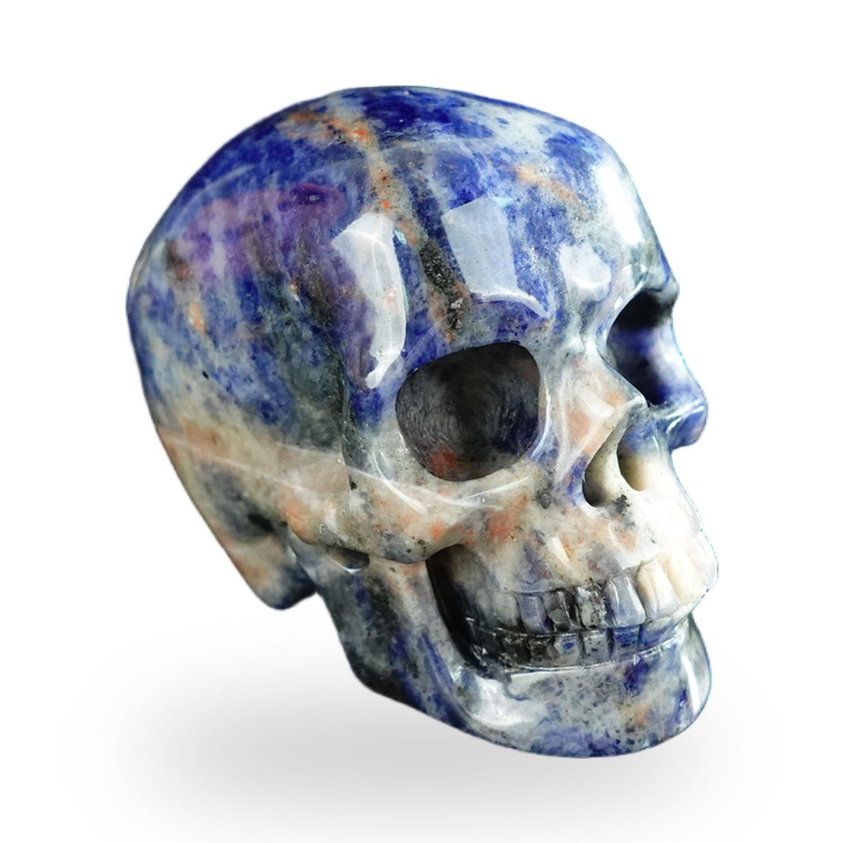 Sodalite crystal skull 2.2" SKH20SL03 photo 3