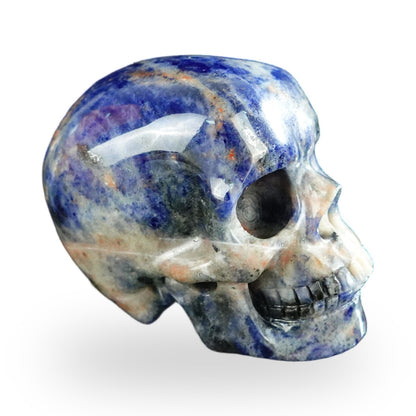 Sodalite crystal skull 2.2" SKH20SL03 photo 4