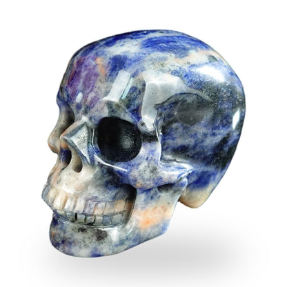 Sodalite crystal skull 2.2" SKH20SL03 photo 8