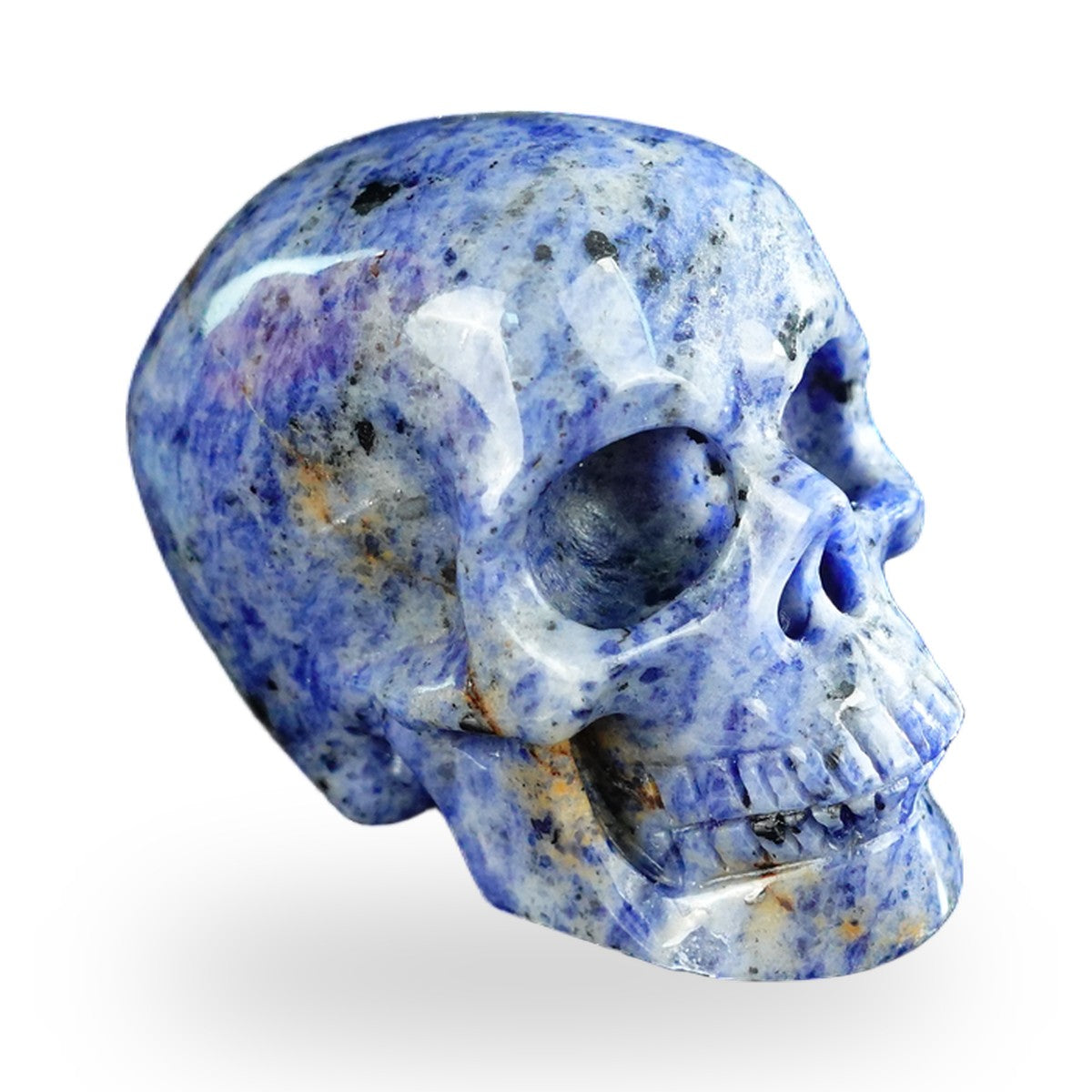 Sodalite crystal skull 2.2" SKH20SL04 photo 4