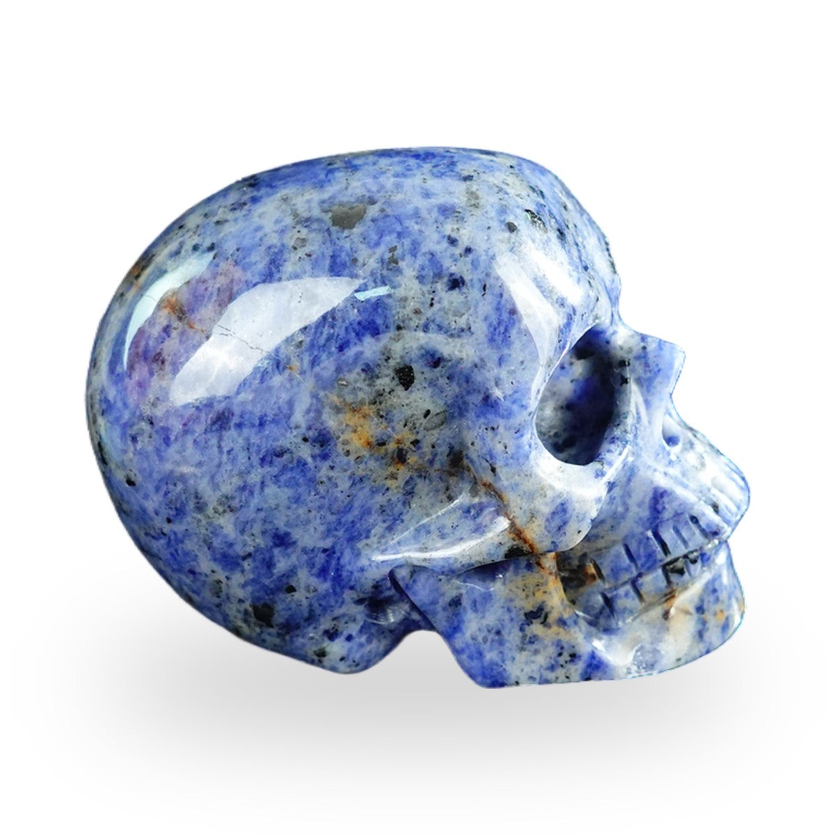 Sodalite crystal skull 2.2" SKH20SL04 photo 5