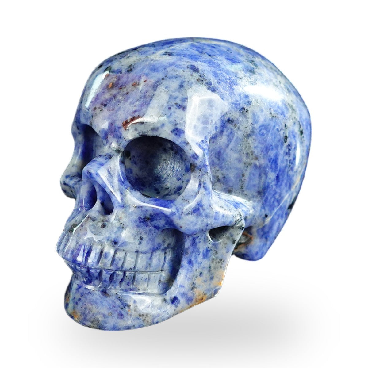 Sodalite crystal skull 2.2" SKH20SL04 photo 7