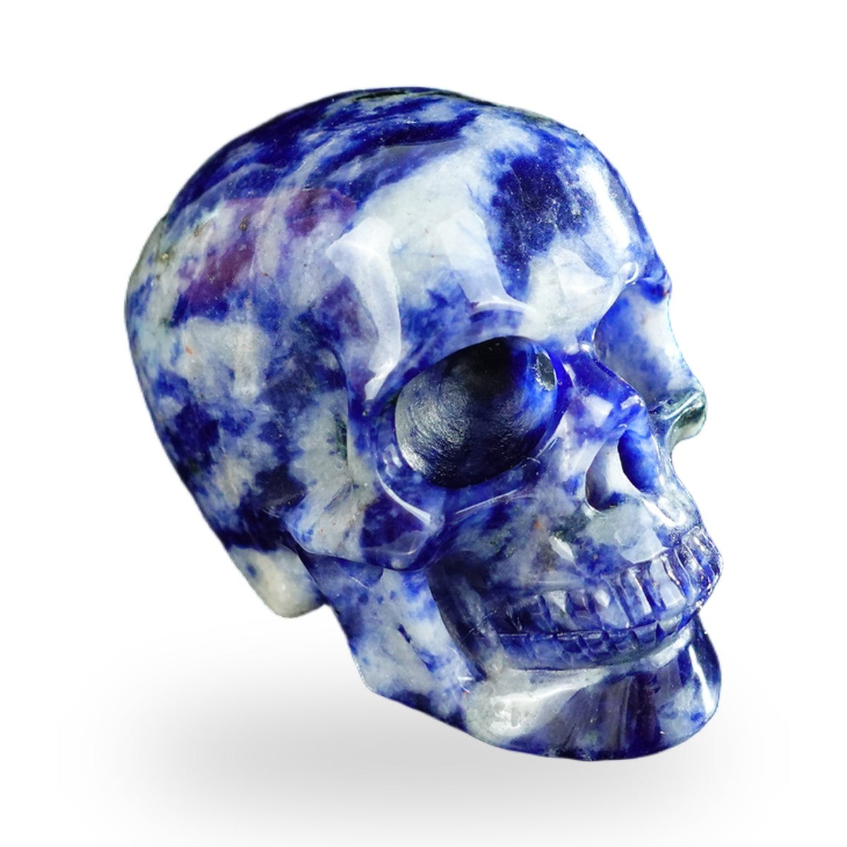 Sodalite crystal skull 2.2" SKH20SL05 photo 4