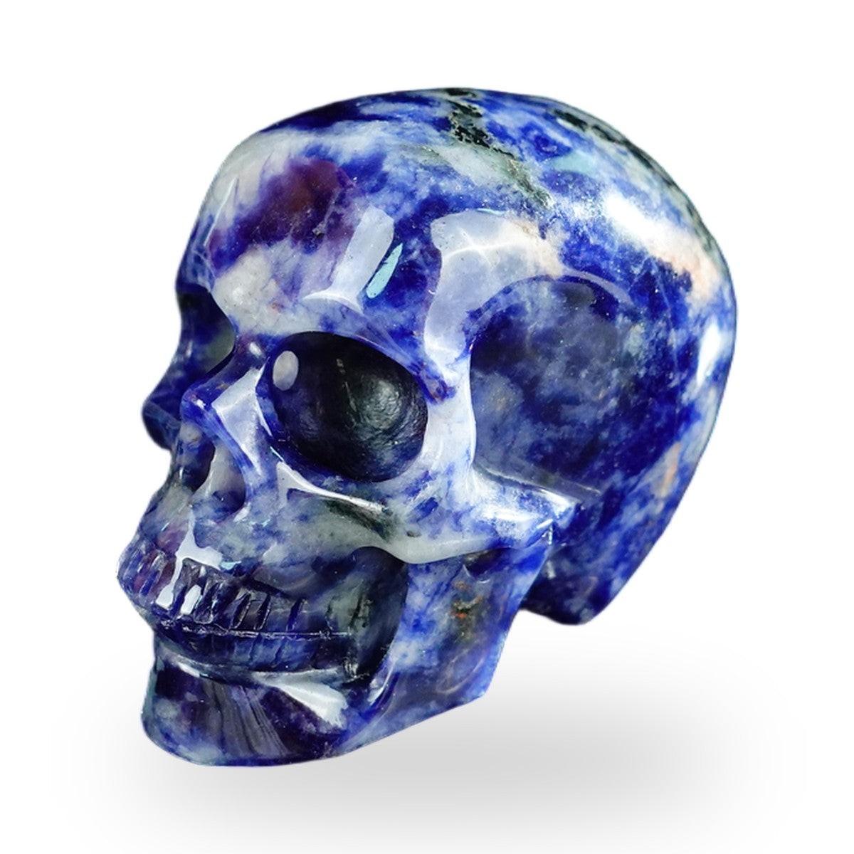 Sodalite crystal skull 2.2" SKH20SL05 photo 7