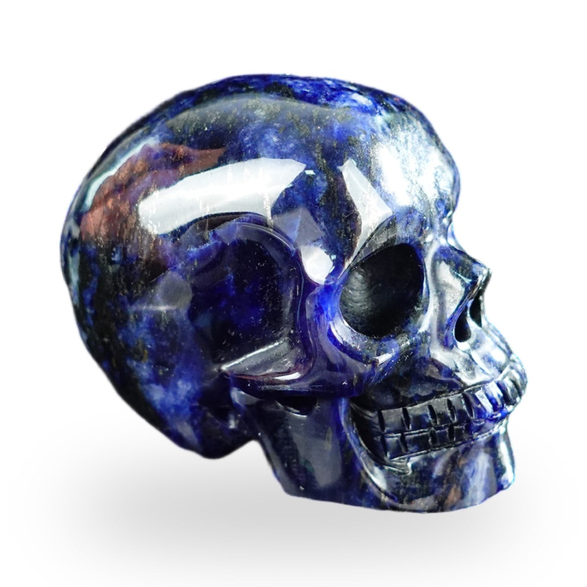 Sodalite crystal skull 2.2" SKH20SL06 photo 4