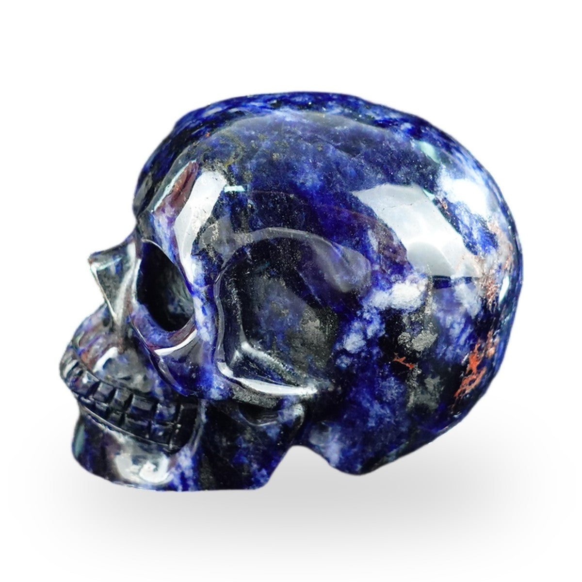 Sodalite crystal skull 2.2" SKH20SL06 photo 6
