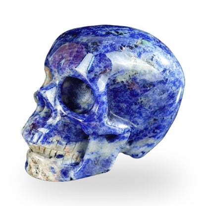 Sodalite crystal skull 2.2" SKH20SL07 photo 7