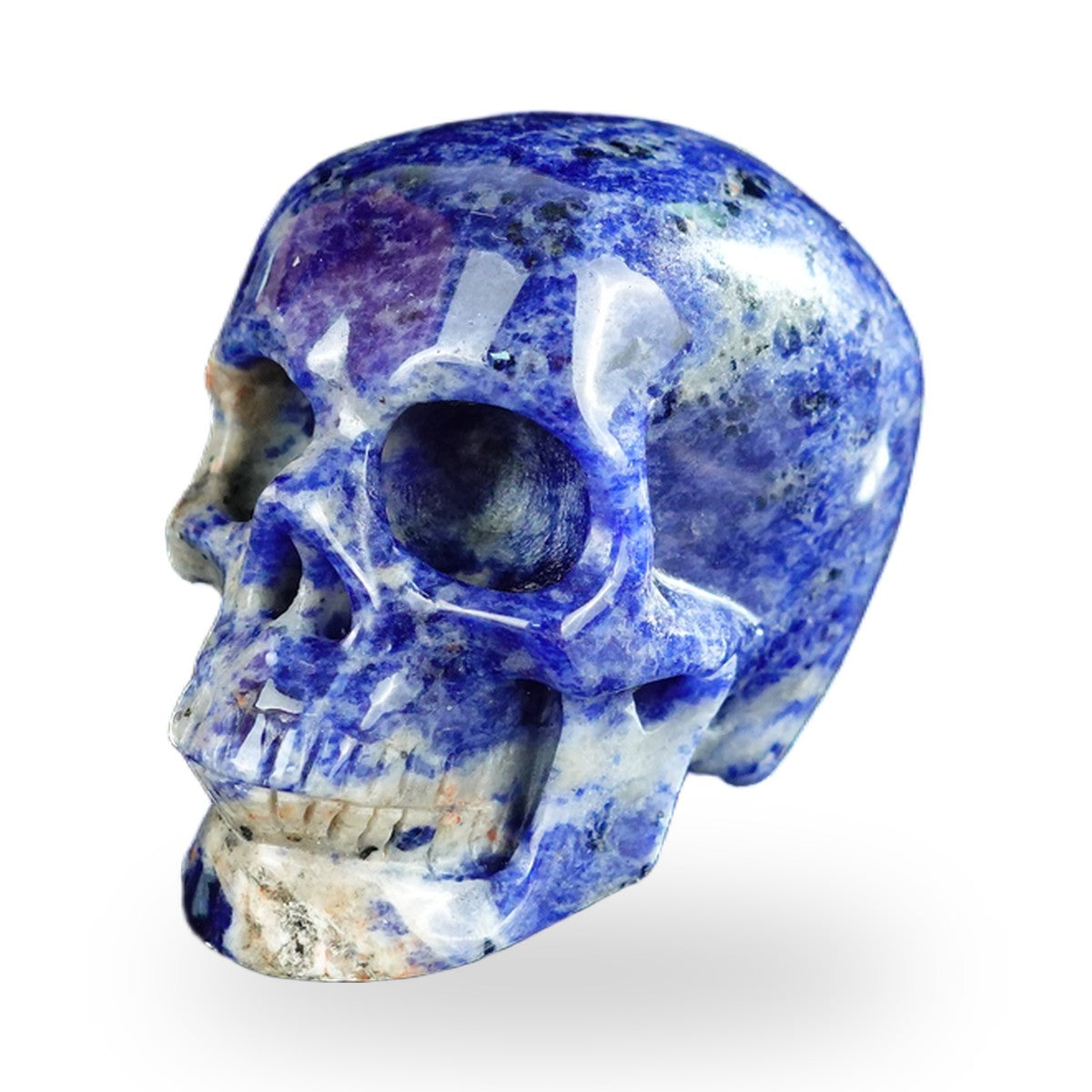 Sodalite crystal skull 2.2" SKH20SL07 photo 8