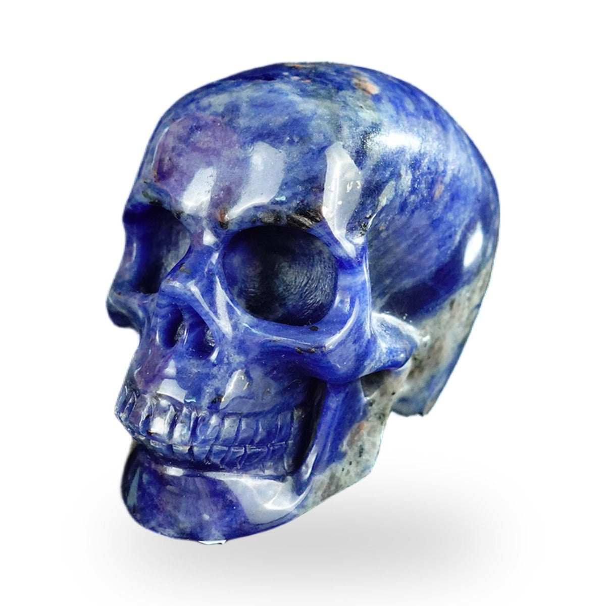 Sodalite crystal skull 2.2" SKH20SL09 photo 8