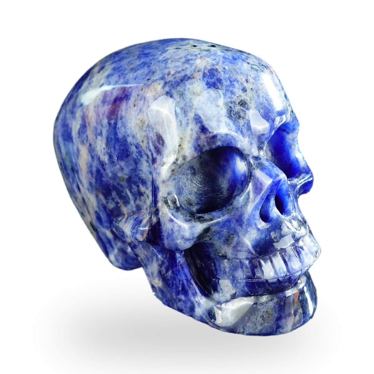 Sodalite crystal skull 2.2" SKH20SL10 photo 3