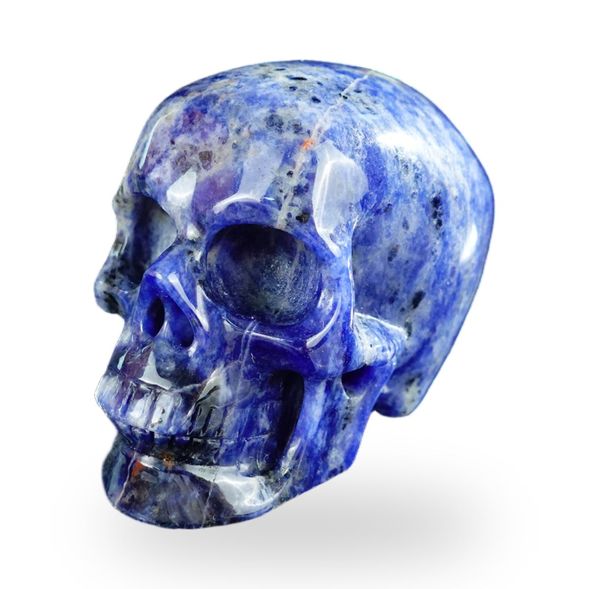 Sodalite crystal skull 2.2" SKH20SL10 photo 8