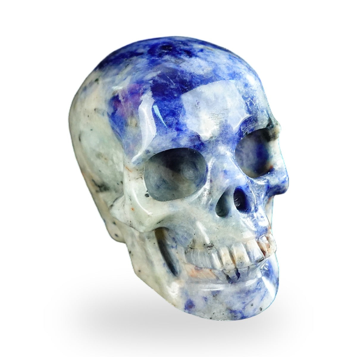 Sodalite crystal skull 2.2" SKH20SL11 photo 2