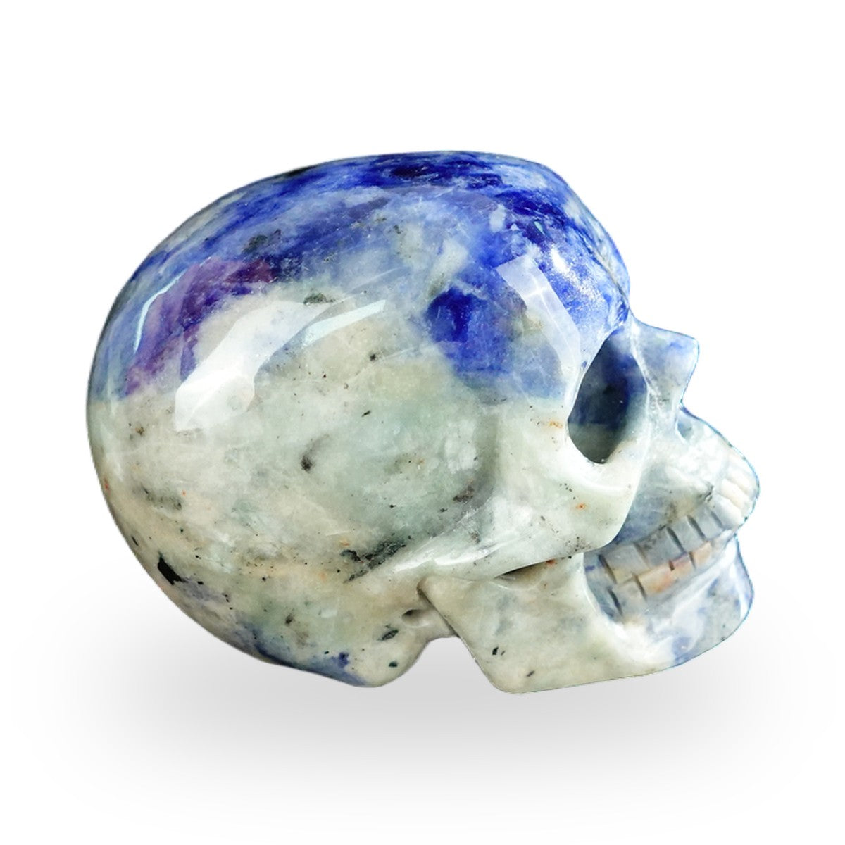 Sodalite crystal skull 2.2" SKH20SL11 photo 5