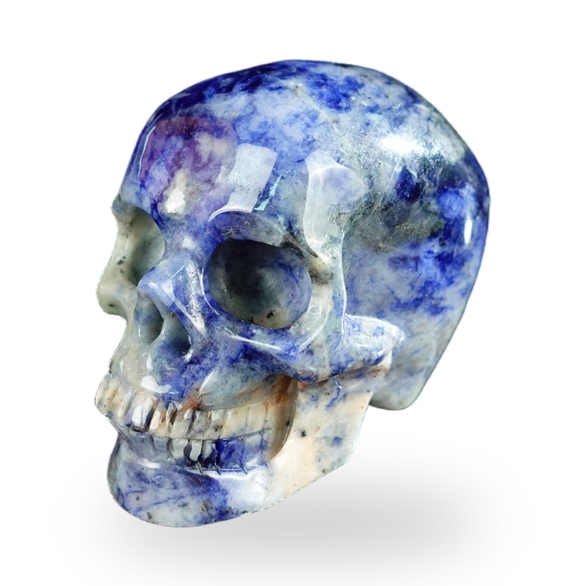 Sodalite crystal skull 2.2" SKH20SL11 photo 8