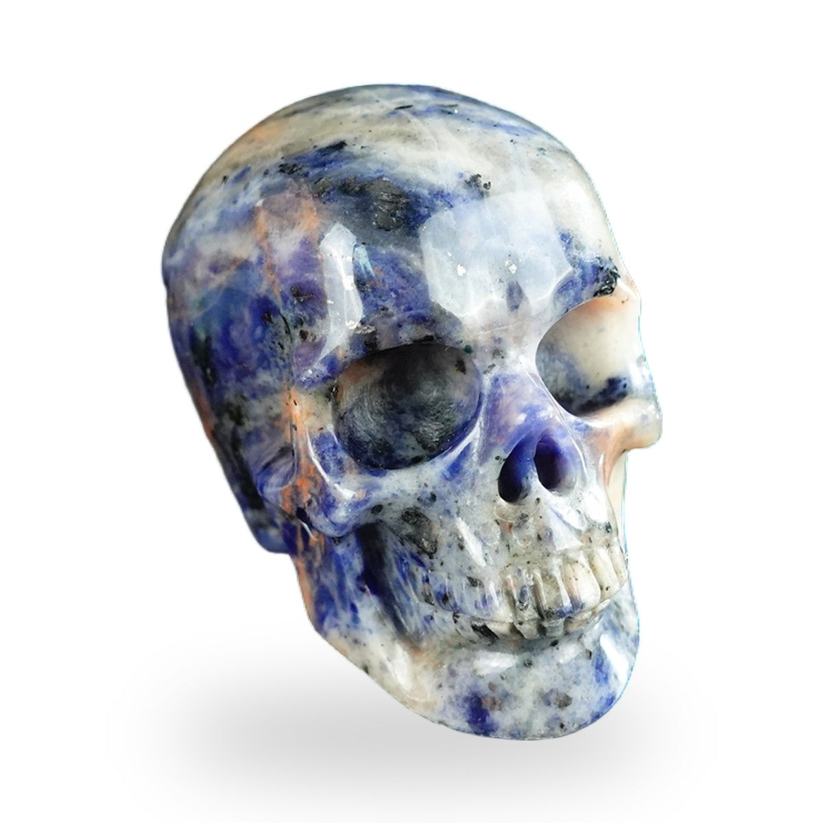 Sodalite crystal skull 2.2" SKH20SL12 photo 2