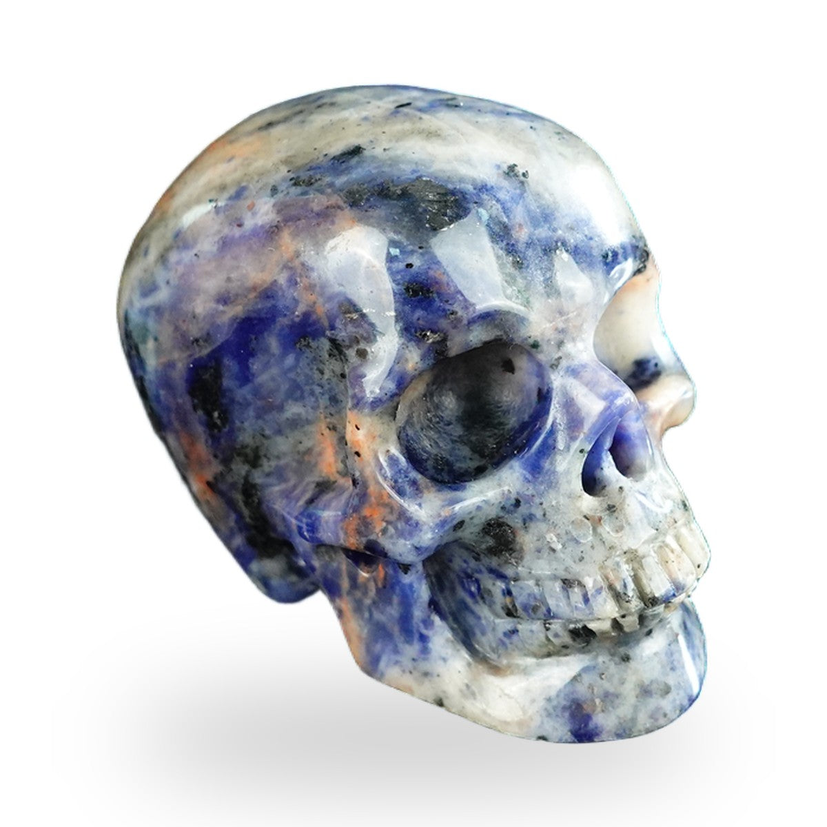 Sodalite crystal skull 2.2" SKH20SL12 photo 3