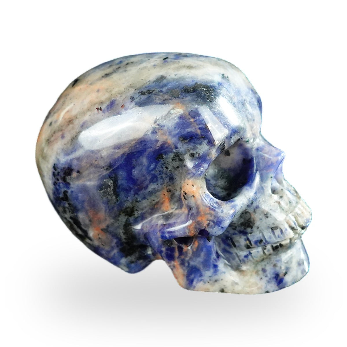 Sodalite crystal skull 2.2" SKH20SL12 photo 4
