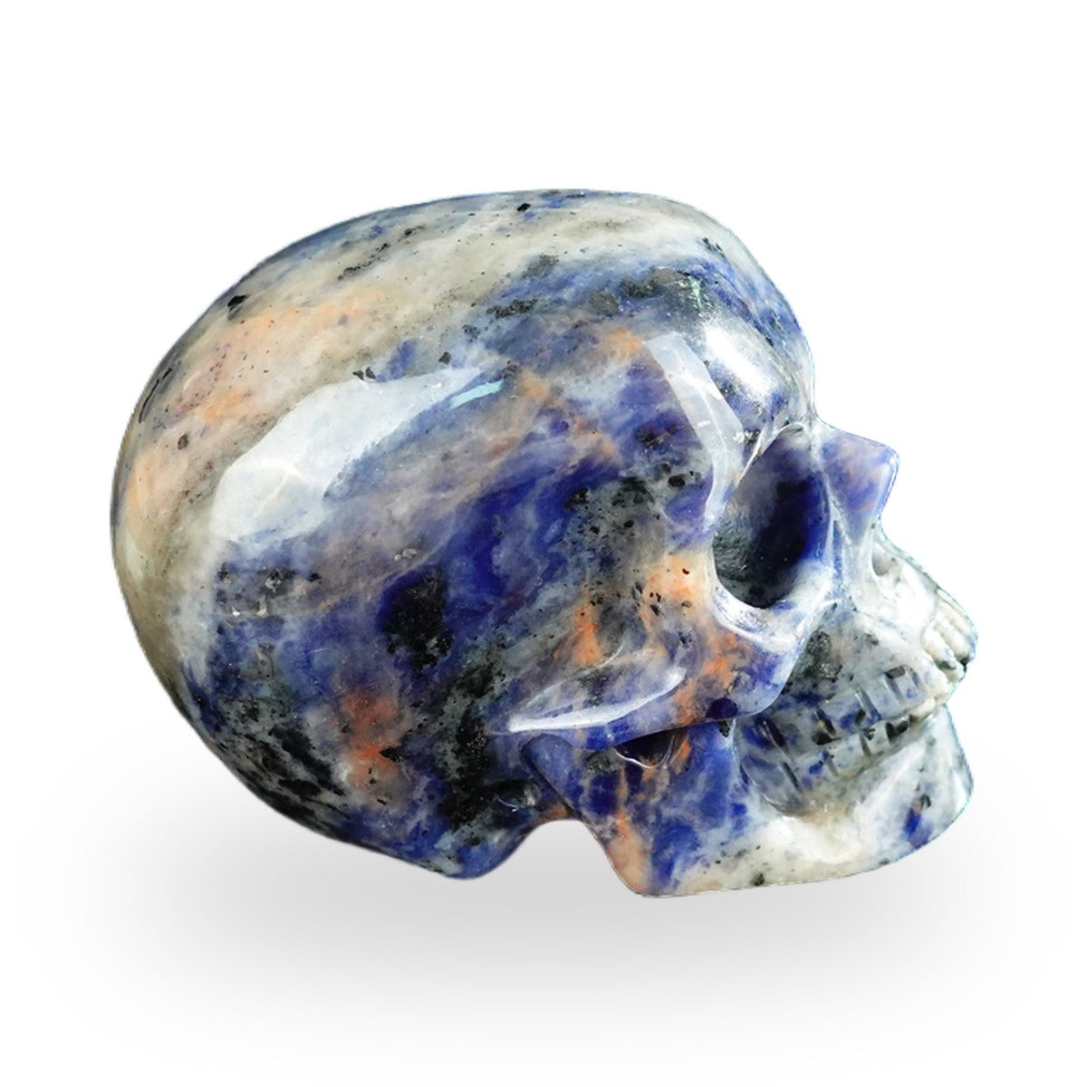 Sodalite crystal skull 2.2" SKH20SL12 photo 5