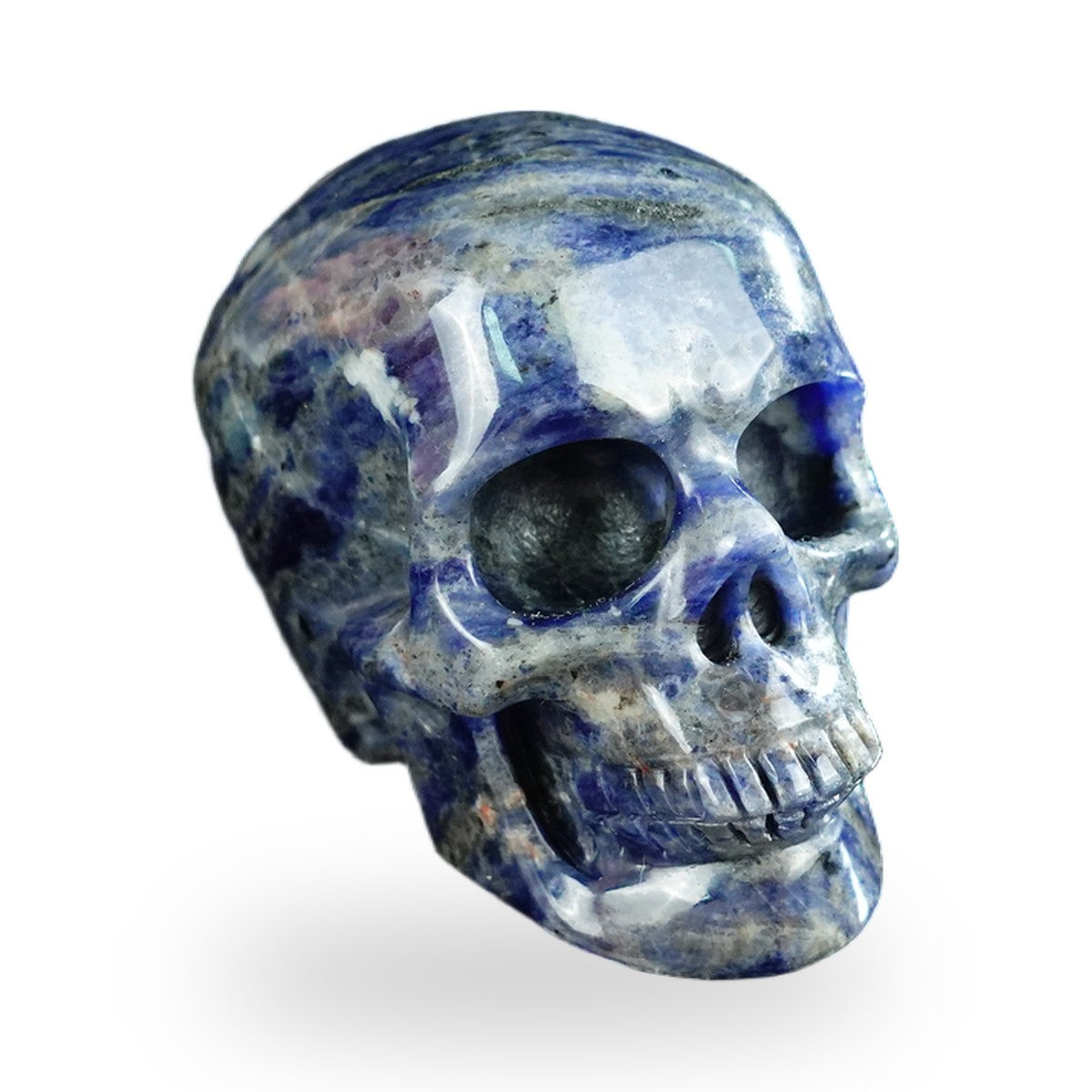 Sodalite crystal skull 2.2" SKH20SL13 photo 3