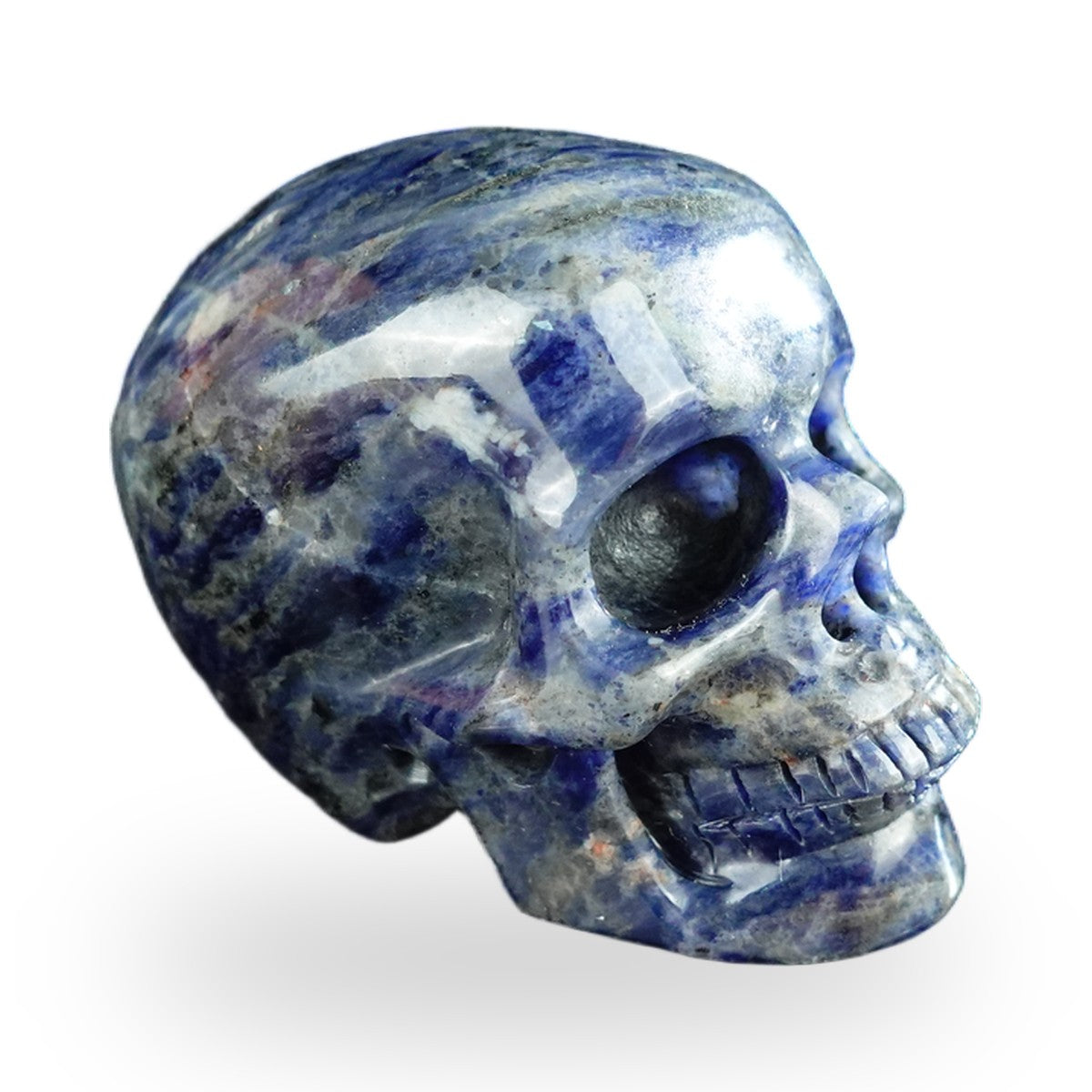 Sodalite crystal skull 2.2" SKH20SL13 photo 4