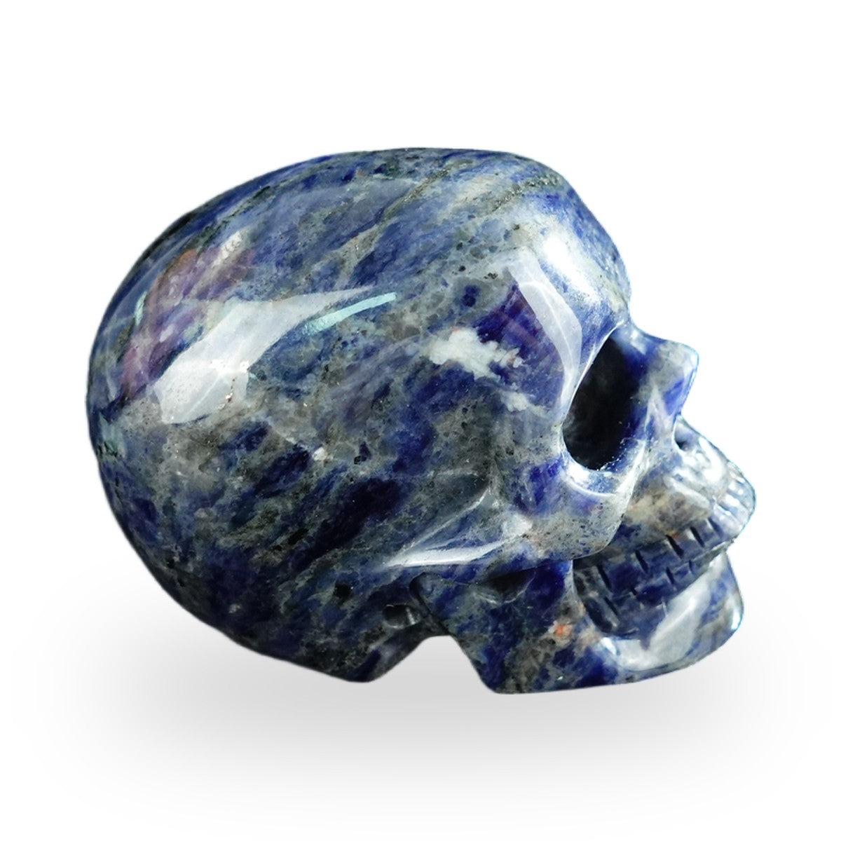 Sodalite crystal skull 2.2" SKH20SL13 photo 5