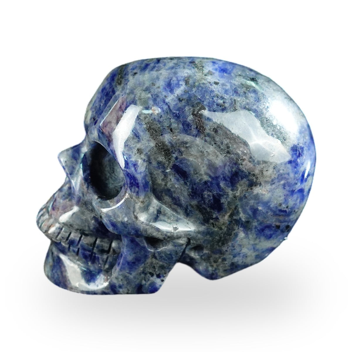 Sodalite crystal skull 2.2" SKH20SL13 photo 6