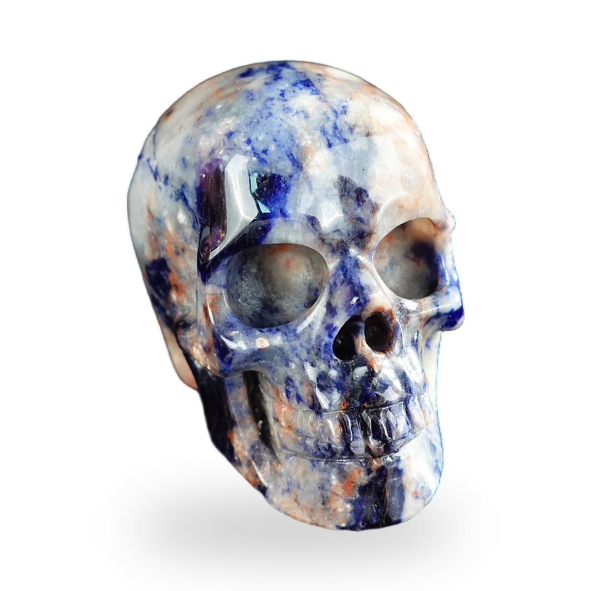 Sodalite crystal skull 2.2" SKH20SL14 photo 2