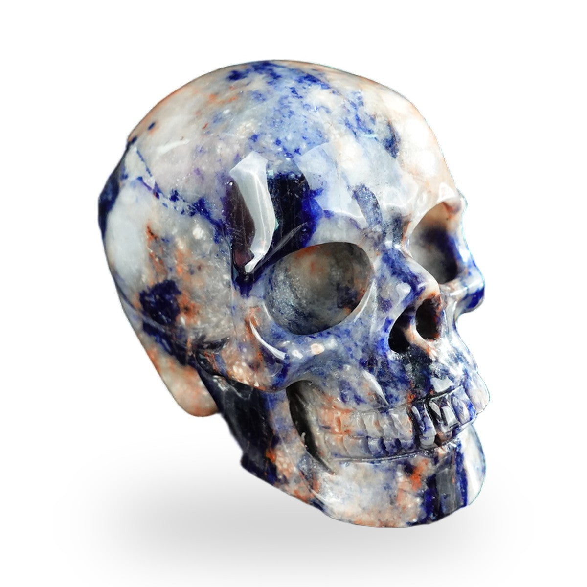 Sodalite crystal skull 2.2" SKH20SL14 photo 3