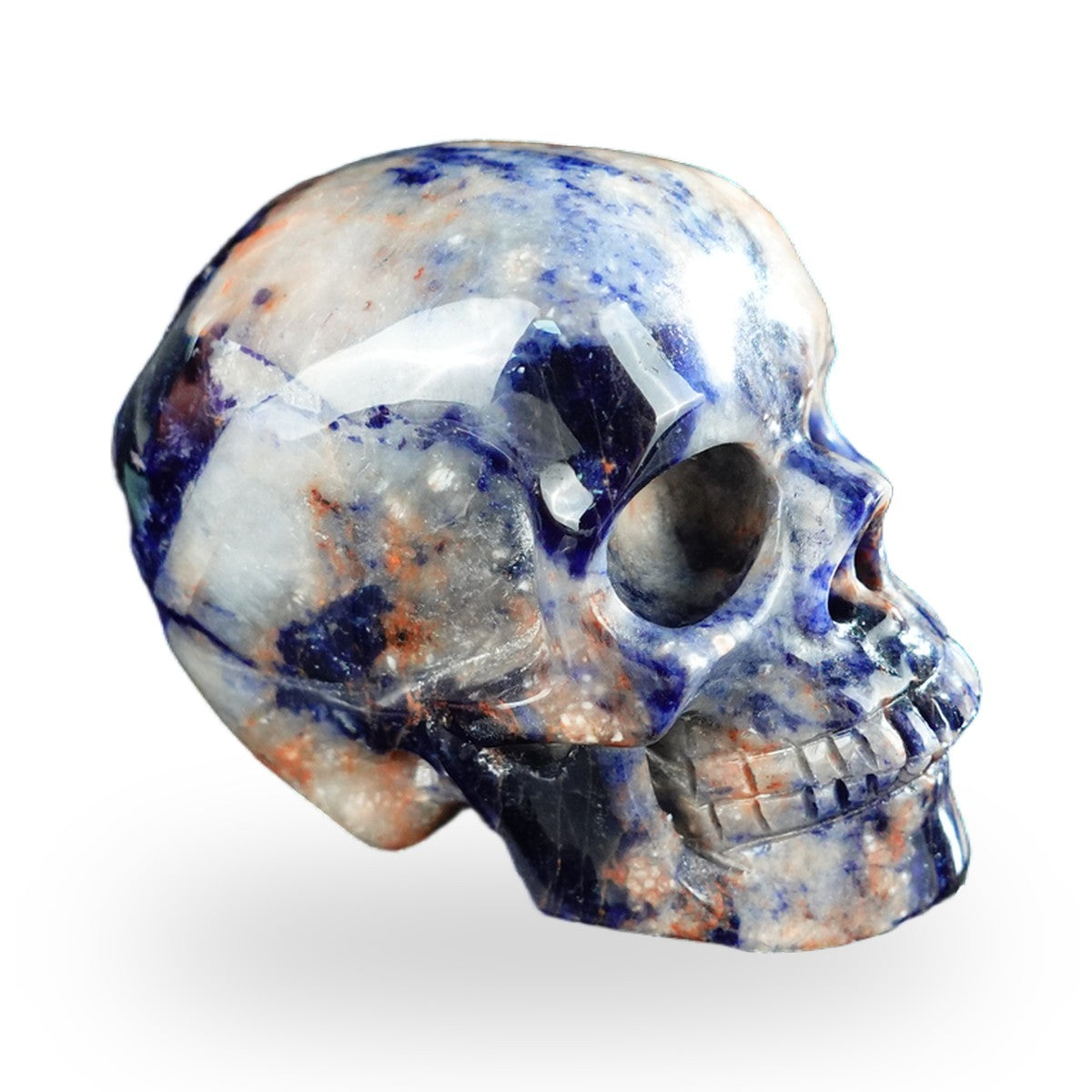 Sodalite crystal skull 2.2" SKH20SL14 photo 4
