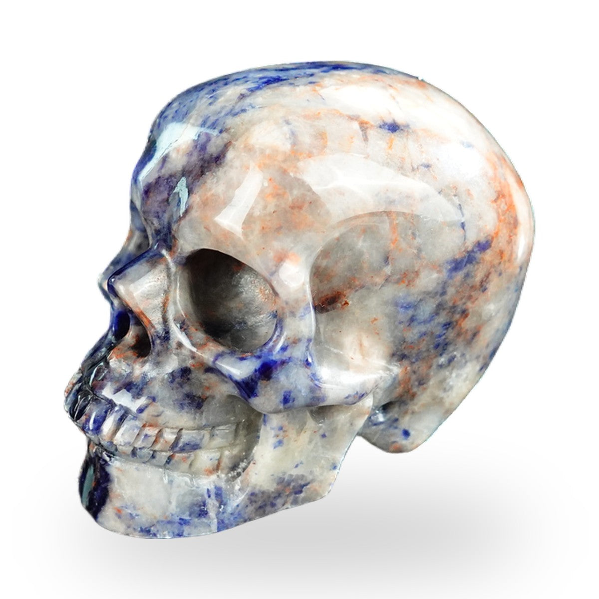 Sodalite crystal skull 2.2" SKH20SL14 photo 7