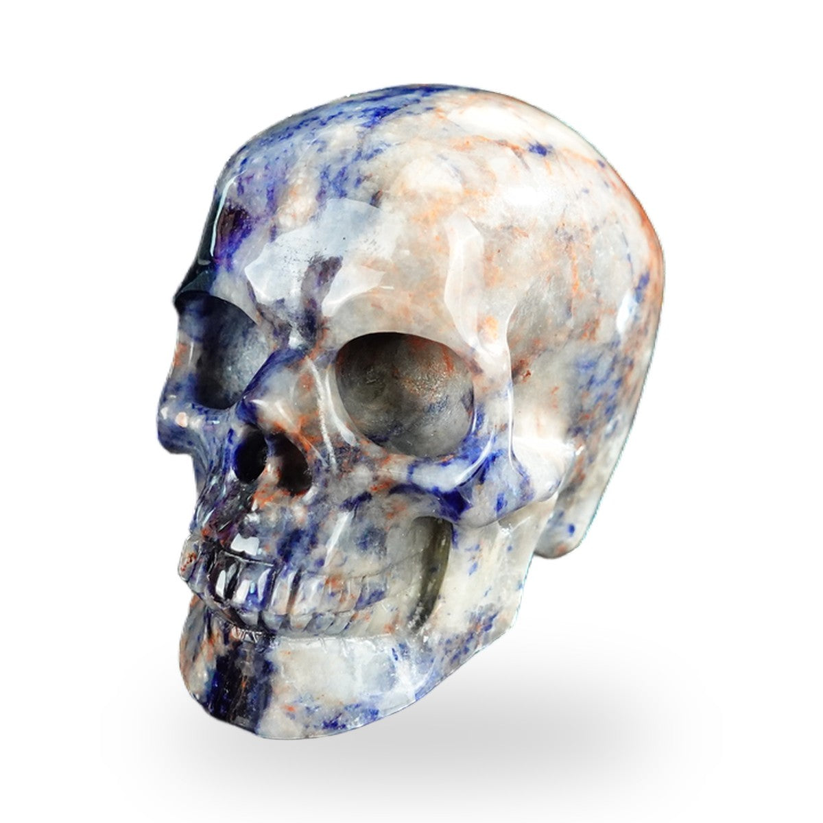 Sodalite crystal skull 2.2" SKH20SL14 photo 8