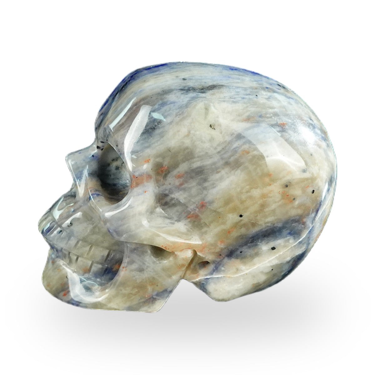 Sodalite crystal skull 2.2" SKH20SL15 photo 6