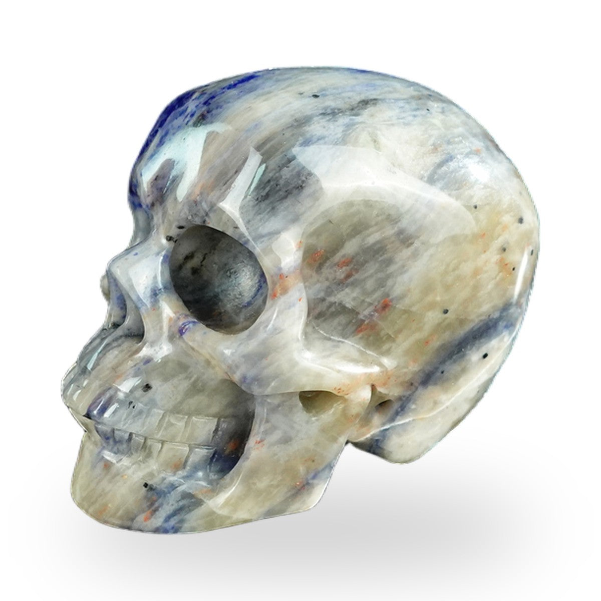 Sodalite crystal skull 2.2" SKH20SL15 photo 7