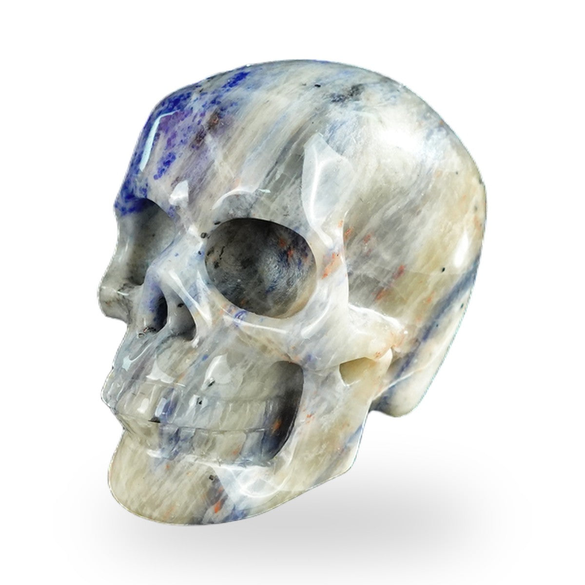 Sodalite crystal skull 2.2" SKH20SL15 photo 8