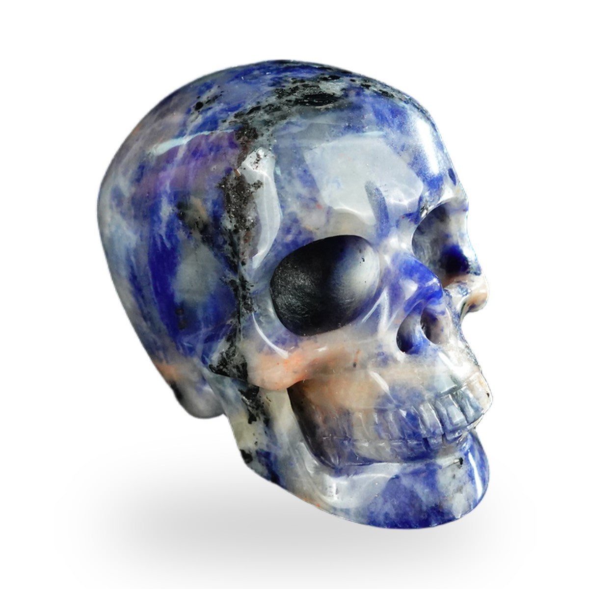 Sodalite crystal skull 2.2" SKH20SL16 photo 3