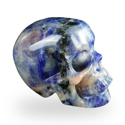Sodalite crystal skull 2.2" SKH20SL16 photo 4